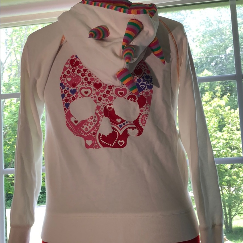 100% cotton Circus 212 skull hoodie